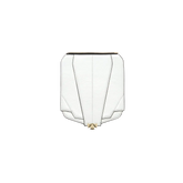 Wechselklappe - Mini Icy Solitair - weiß