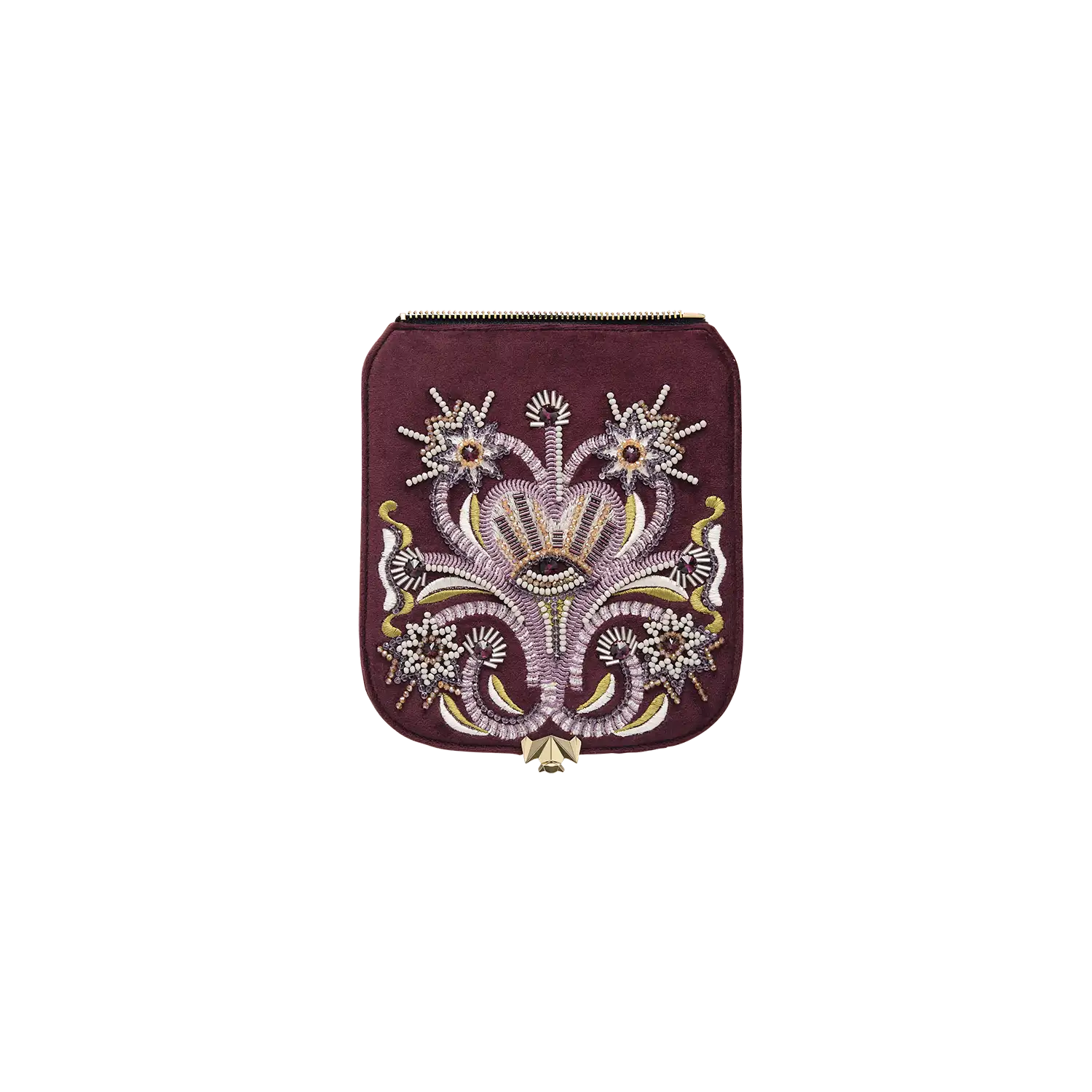 Wechselklappe - Mini La Mystérieuse - weinrot