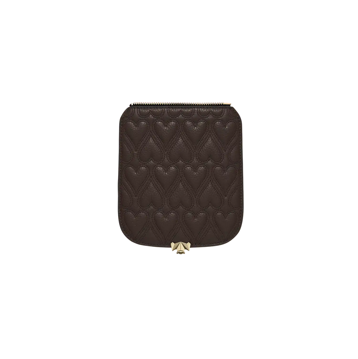 Wechselklappe - Mini Melting Heart - braun