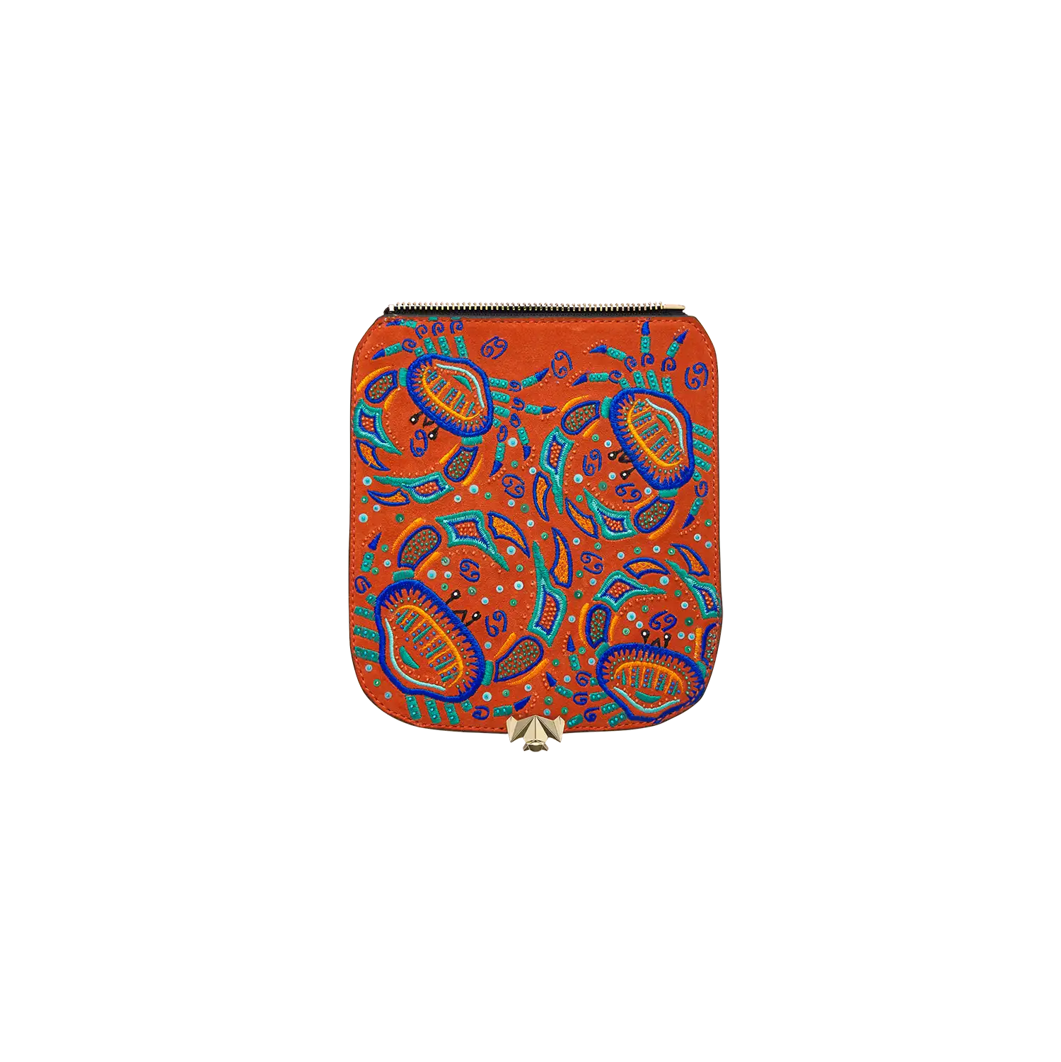 Wechselklappe - Mini Mrs. Crab - orange