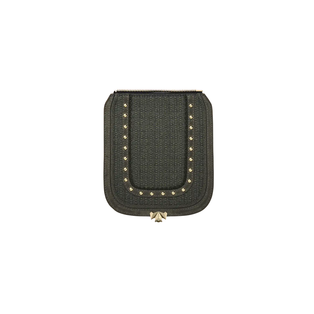 Wechselklappe - Mini Woodland Chic - grün-glitzer