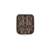 changeable flap - Mini Woven Wave - black