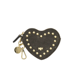 Schluesselanhaenger - Heartbeat - graubraun