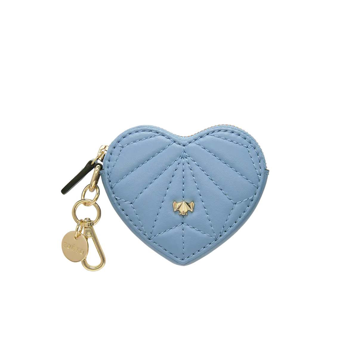 Schluesselanhaenger - Heartbeat - hellblau