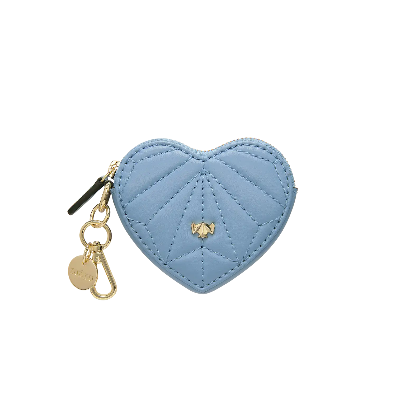 Schluesselanhaenger - Heartbeat - hellblau