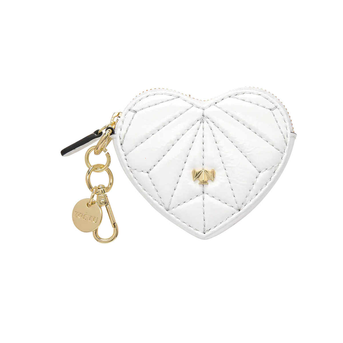 Schlüsselanhänger - Heartbeat - weiß lack