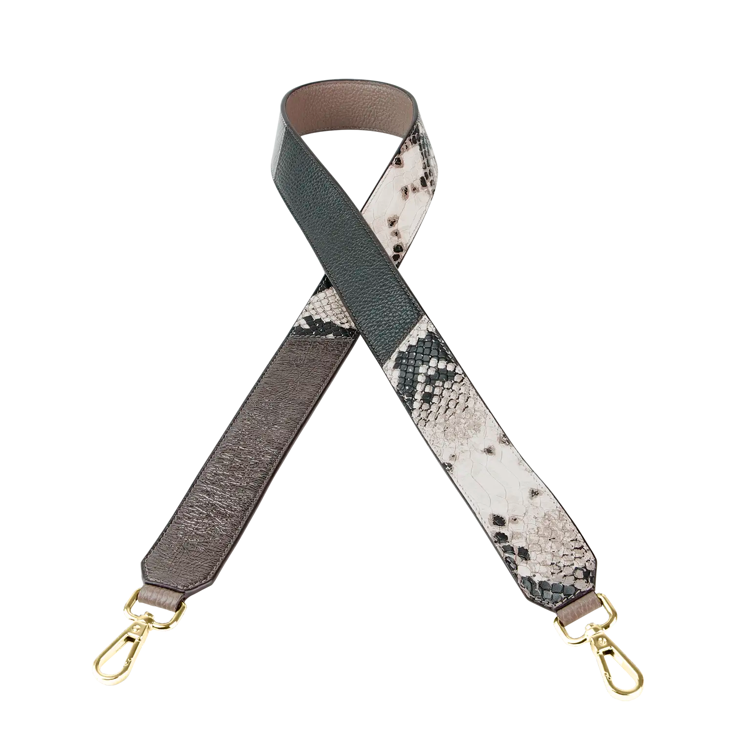 Schulterriemen - Freaky Turn Over - taupe-bronze