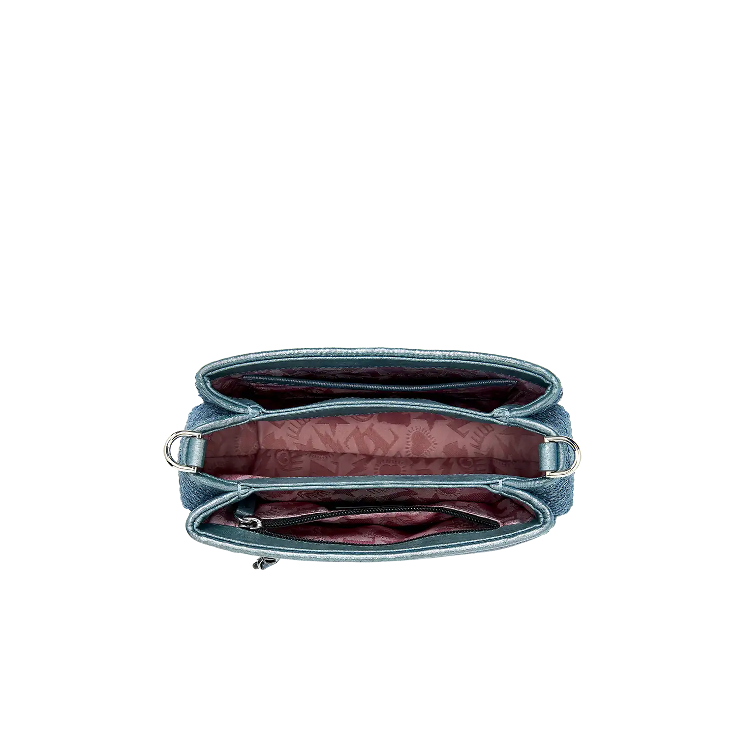 SC Taschenkoerper Mini Triple - blau-metallic