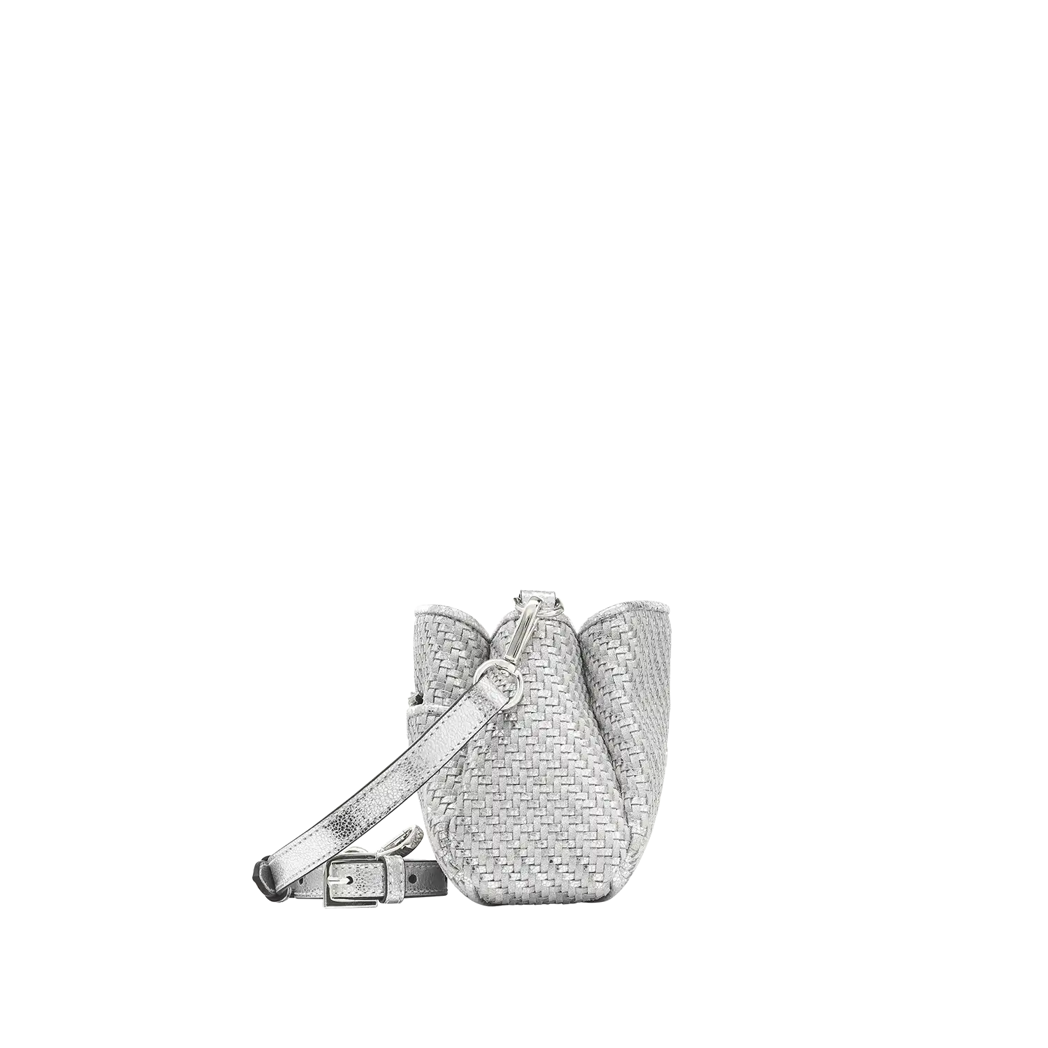 Taschenkoerper Mini Triple - silber-geflochten