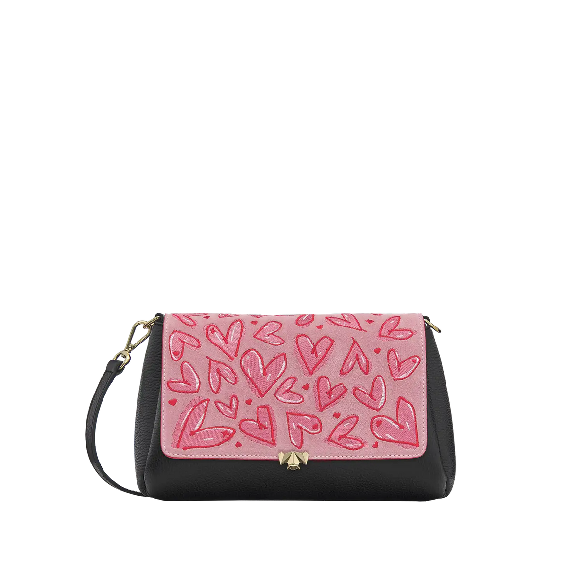 Wechselklappe - Blushing Hearts - rosa