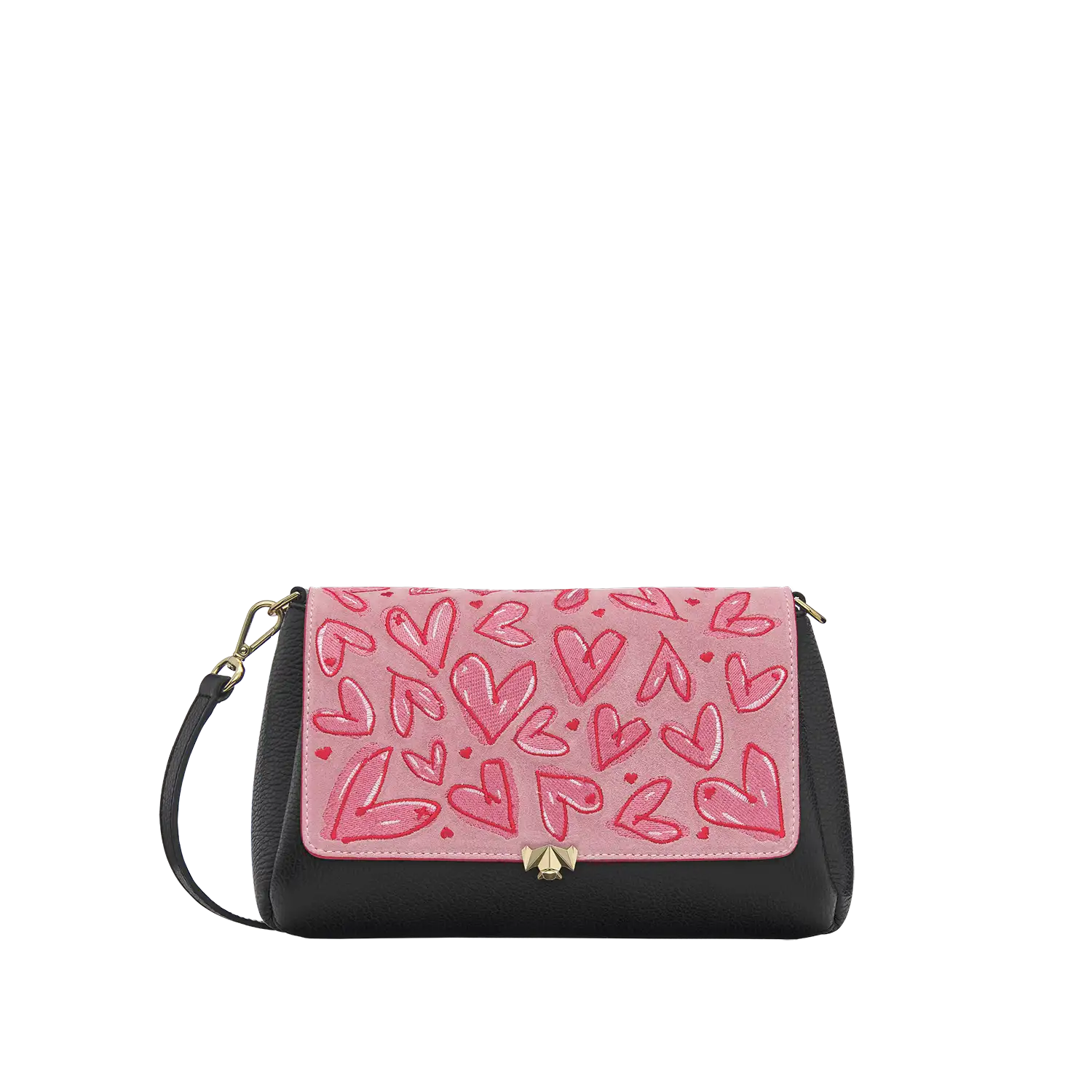 Wechselklappe - Blushing Hearts - rosa