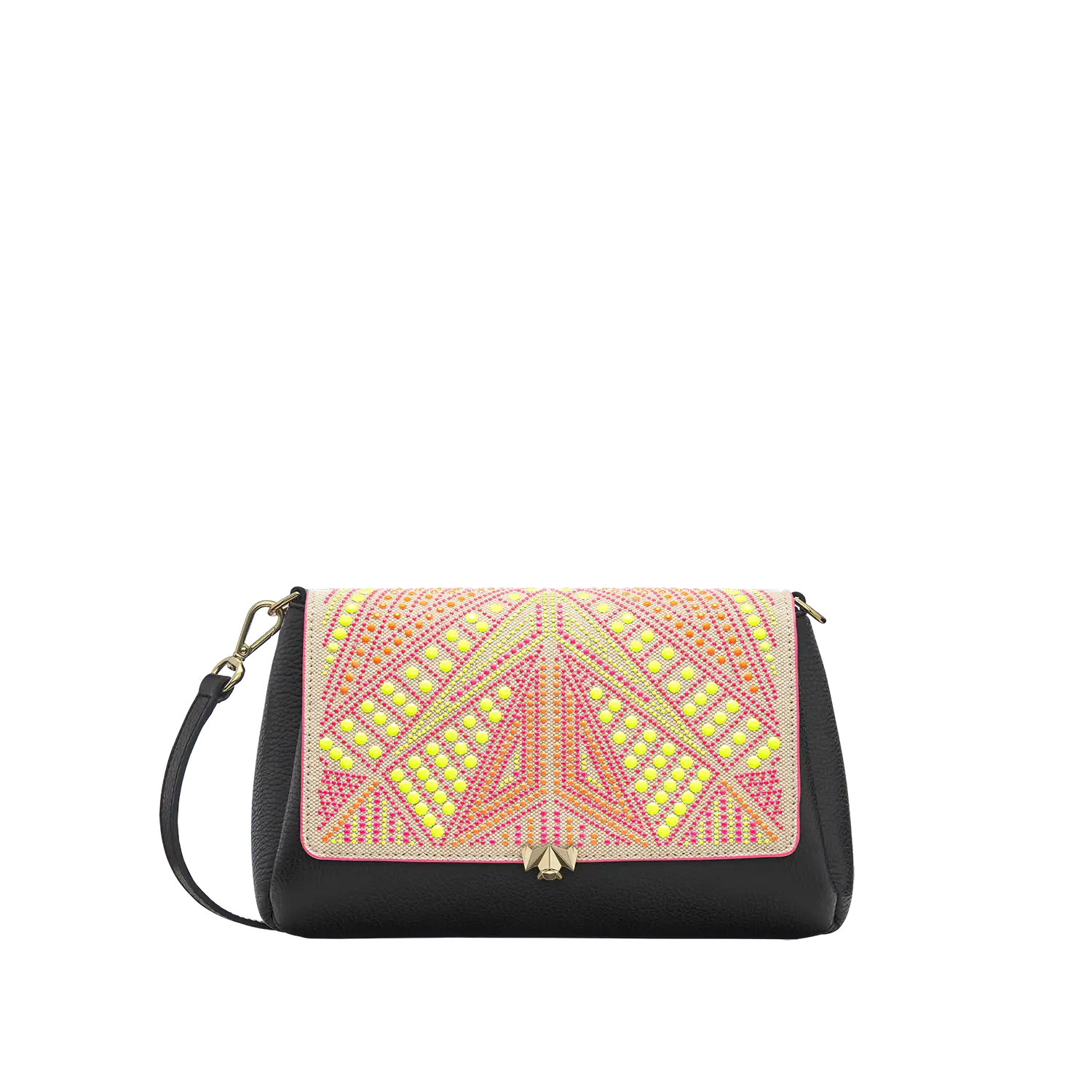 Wechselklappe - Neonmania - creme-bunt