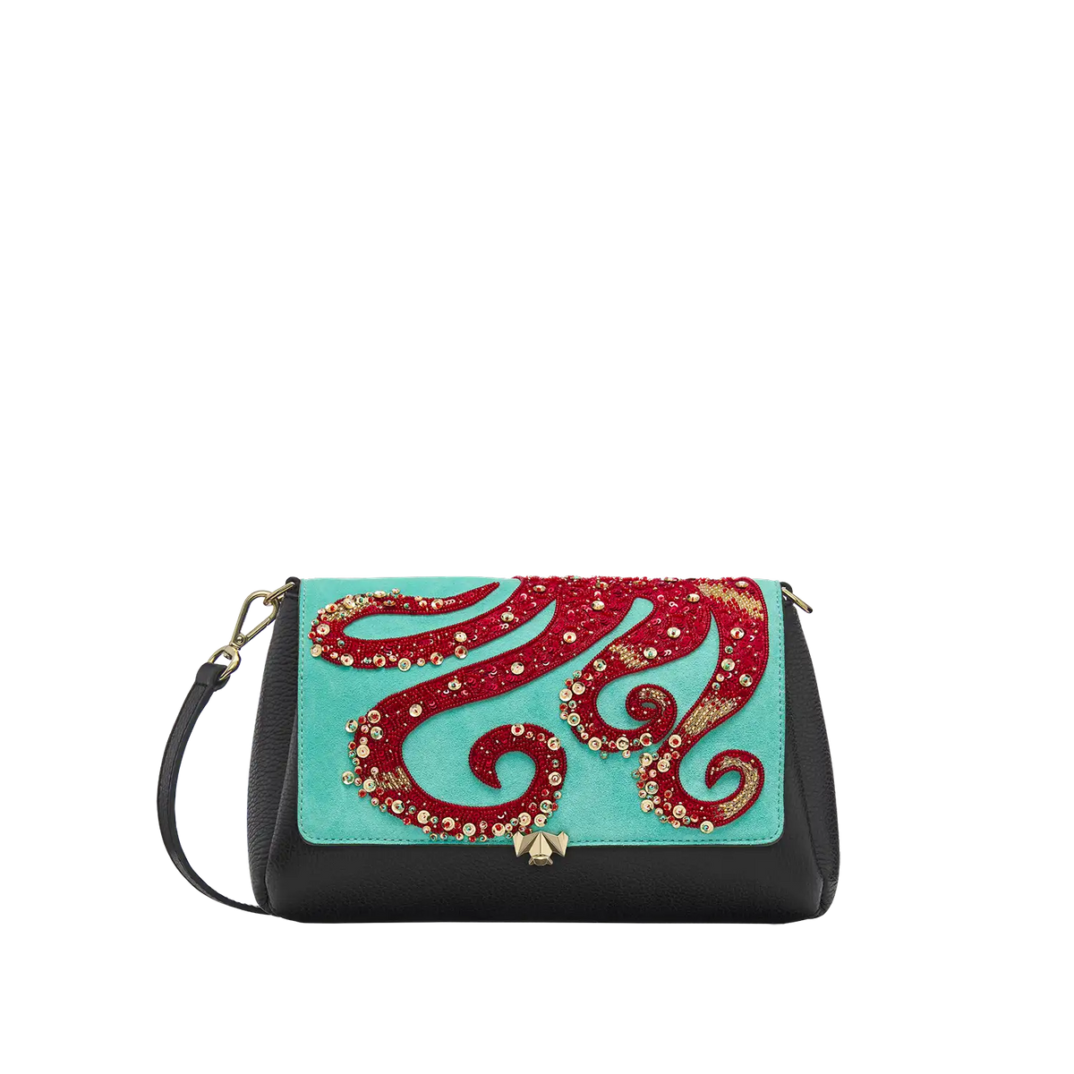 Wechselklappe - Octomissy - türkis-rot