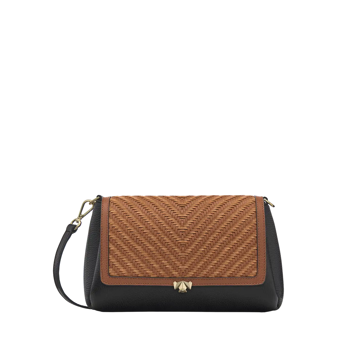 Wechselklappe - Sandy Weave - cognac