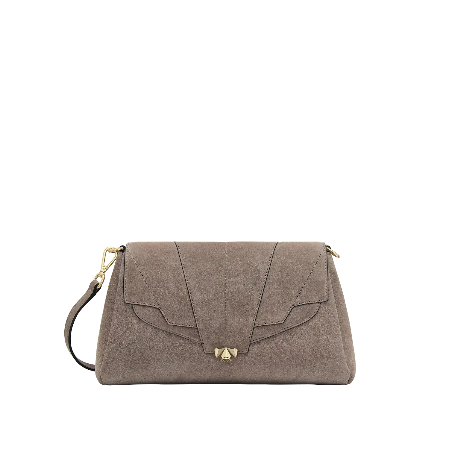 Taschenkoerper Triple Miss - taupe-verlours