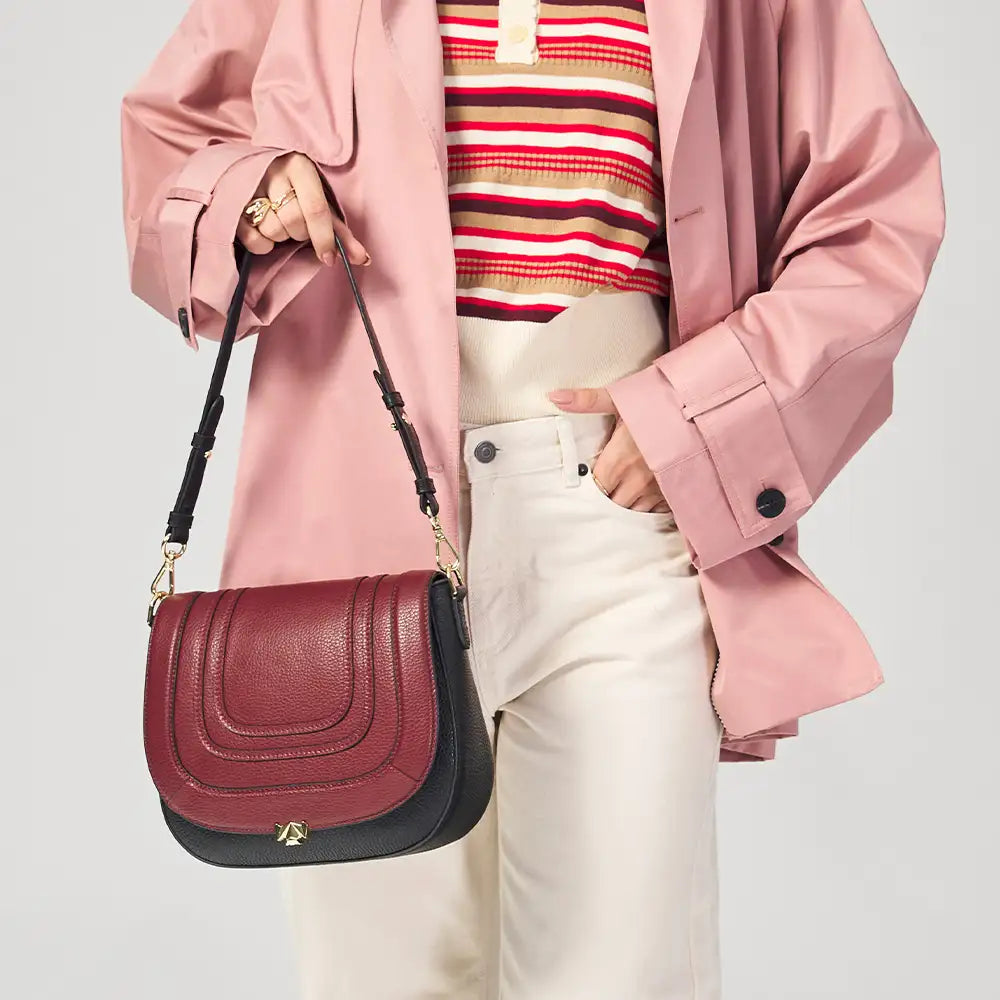 Wechselklappe - Viva Vino - weinrot