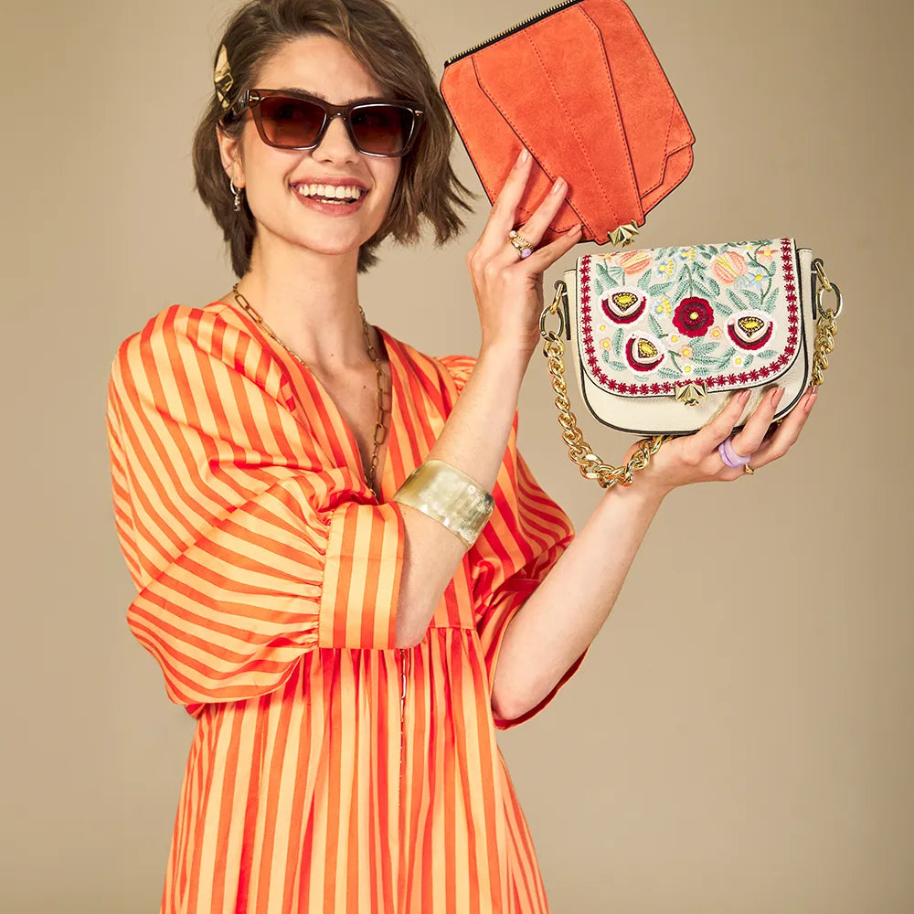 Wechselklappe - Mini Innocent Bloom - creme