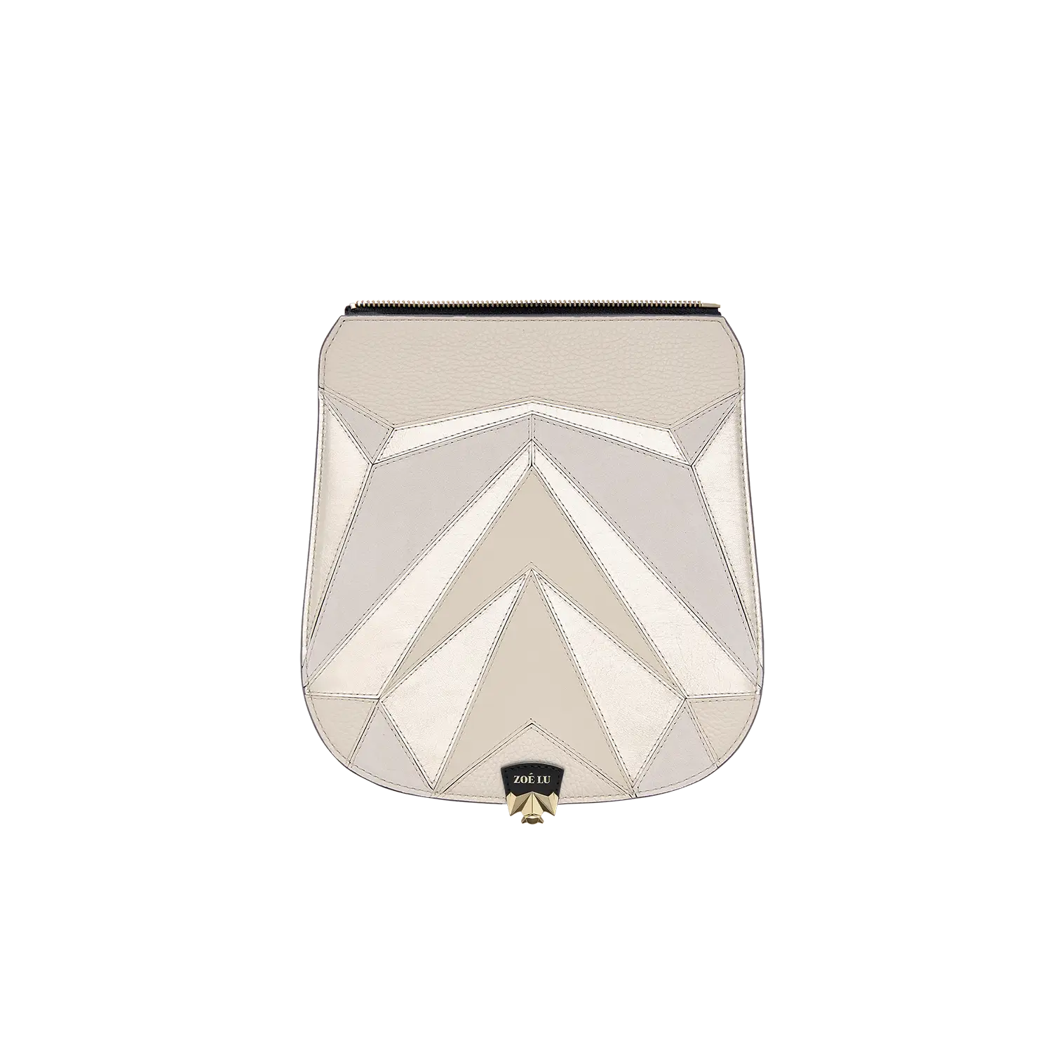 Wechselklappe - Charming Tuesday - creme-metallic