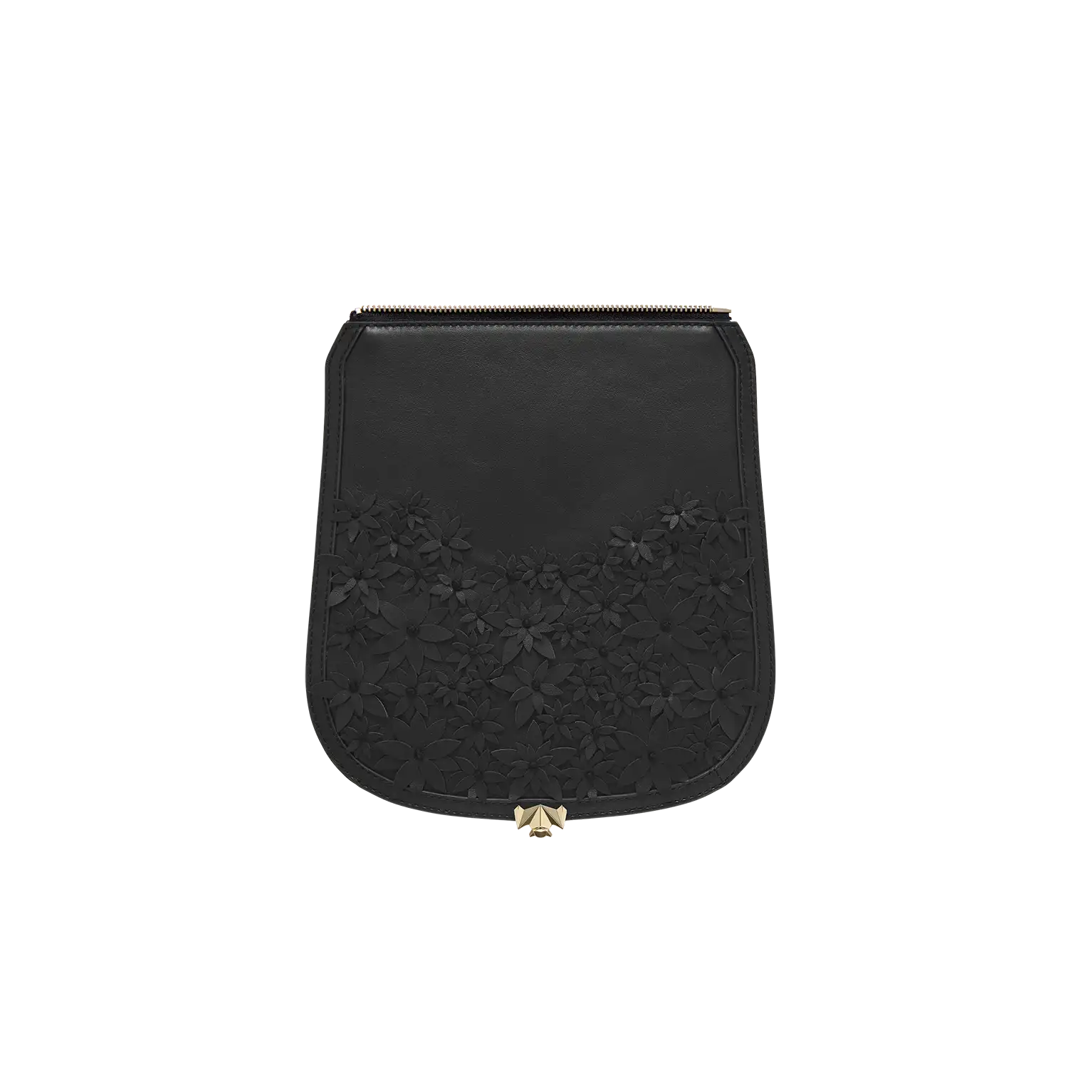 Wechselklappe - Black Flower Meadow - schwarz