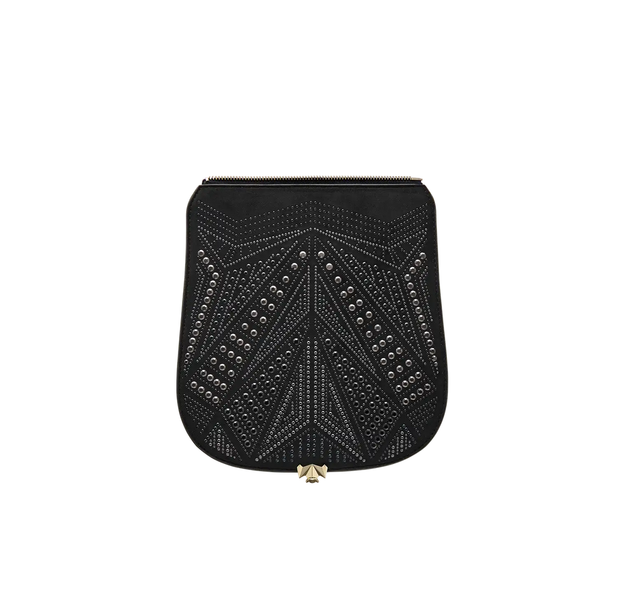 Wechselklappe - Black Sparkle - schwarz