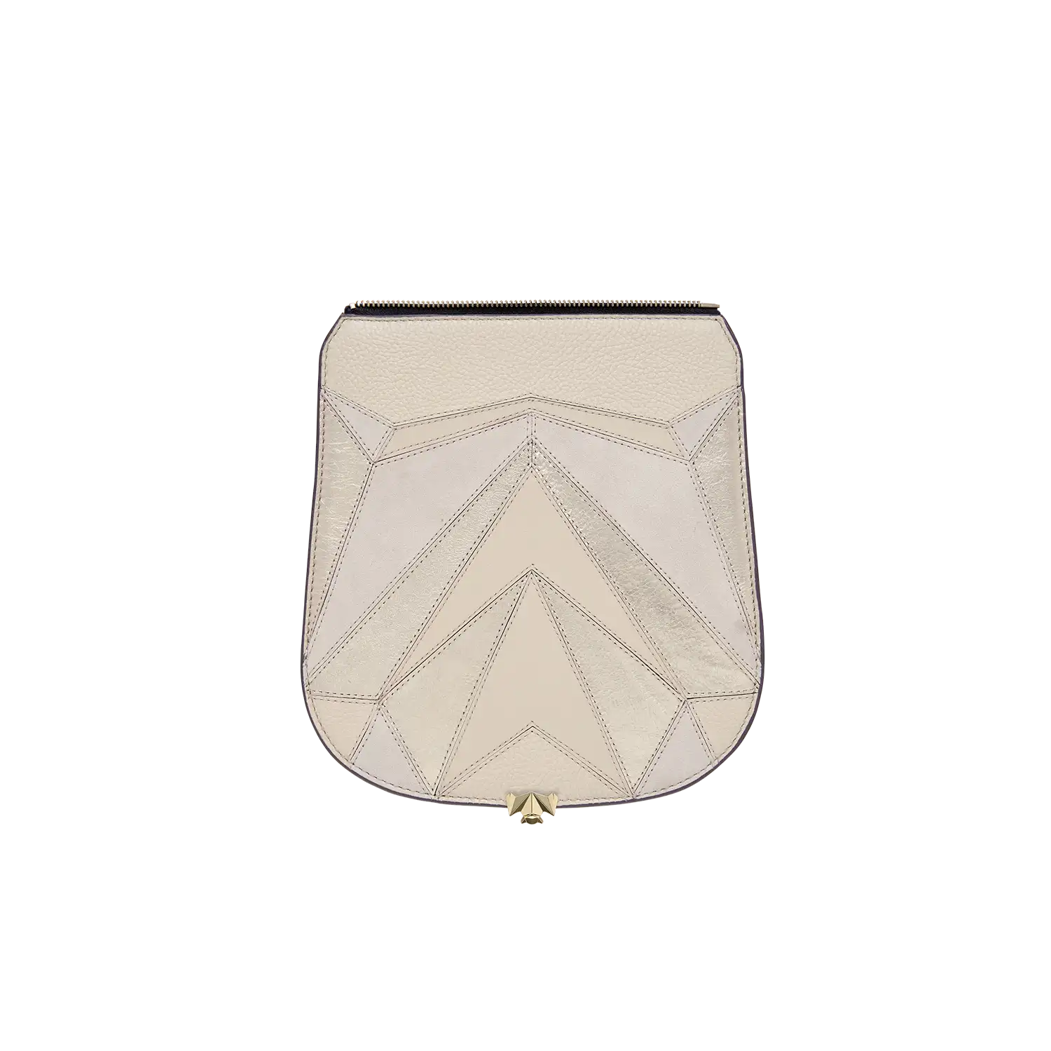 Wechselklappe - Charming Tuesday - creme-metallic