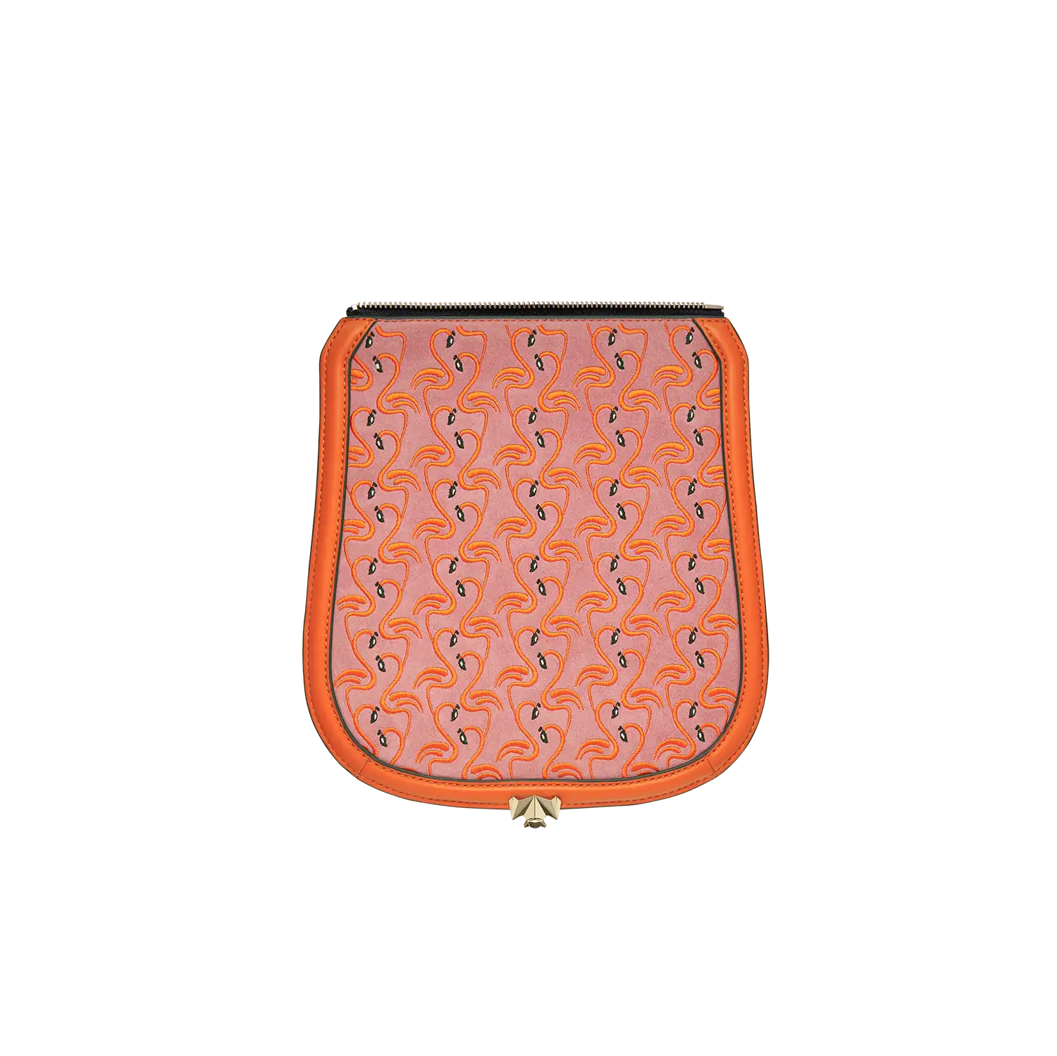 Wechselklappe - Dancing Flamingo - rosa-orange