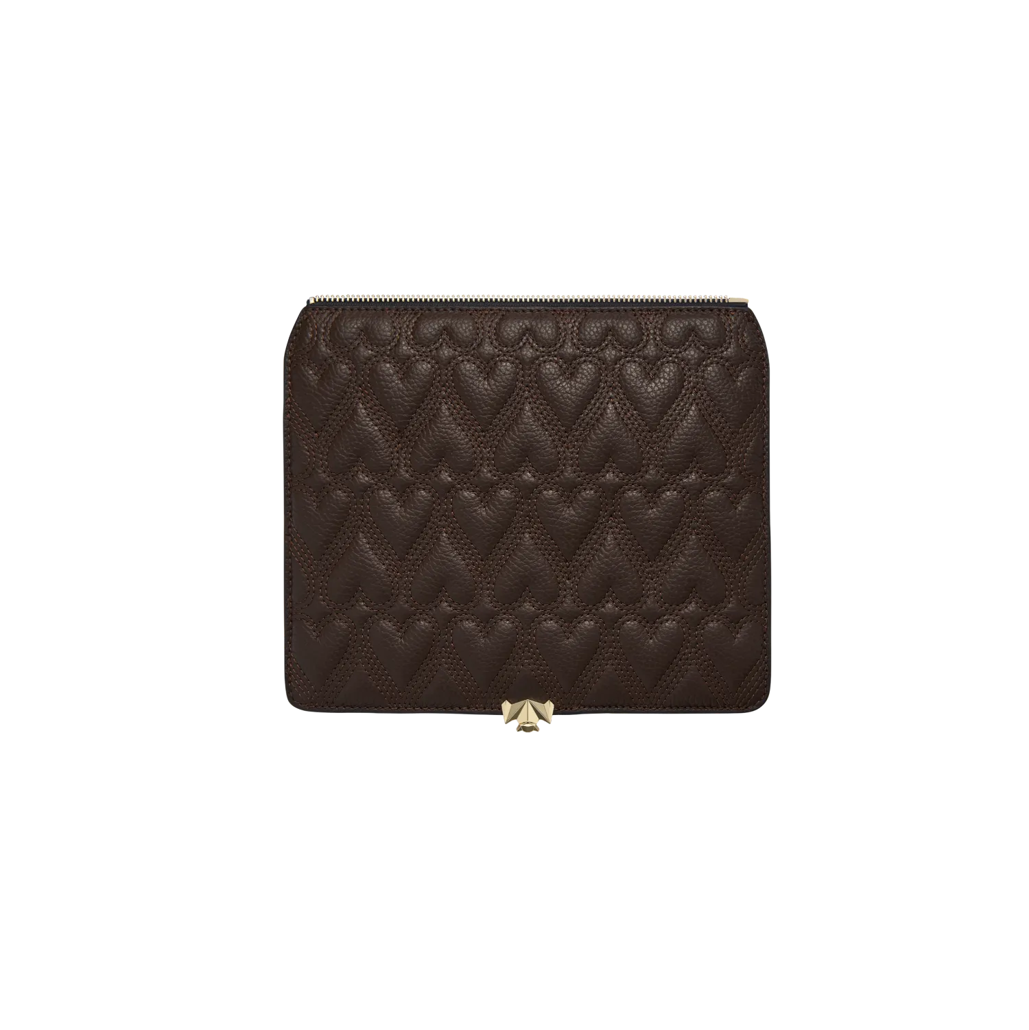Wechselklappe - Chocolate Heart - braun