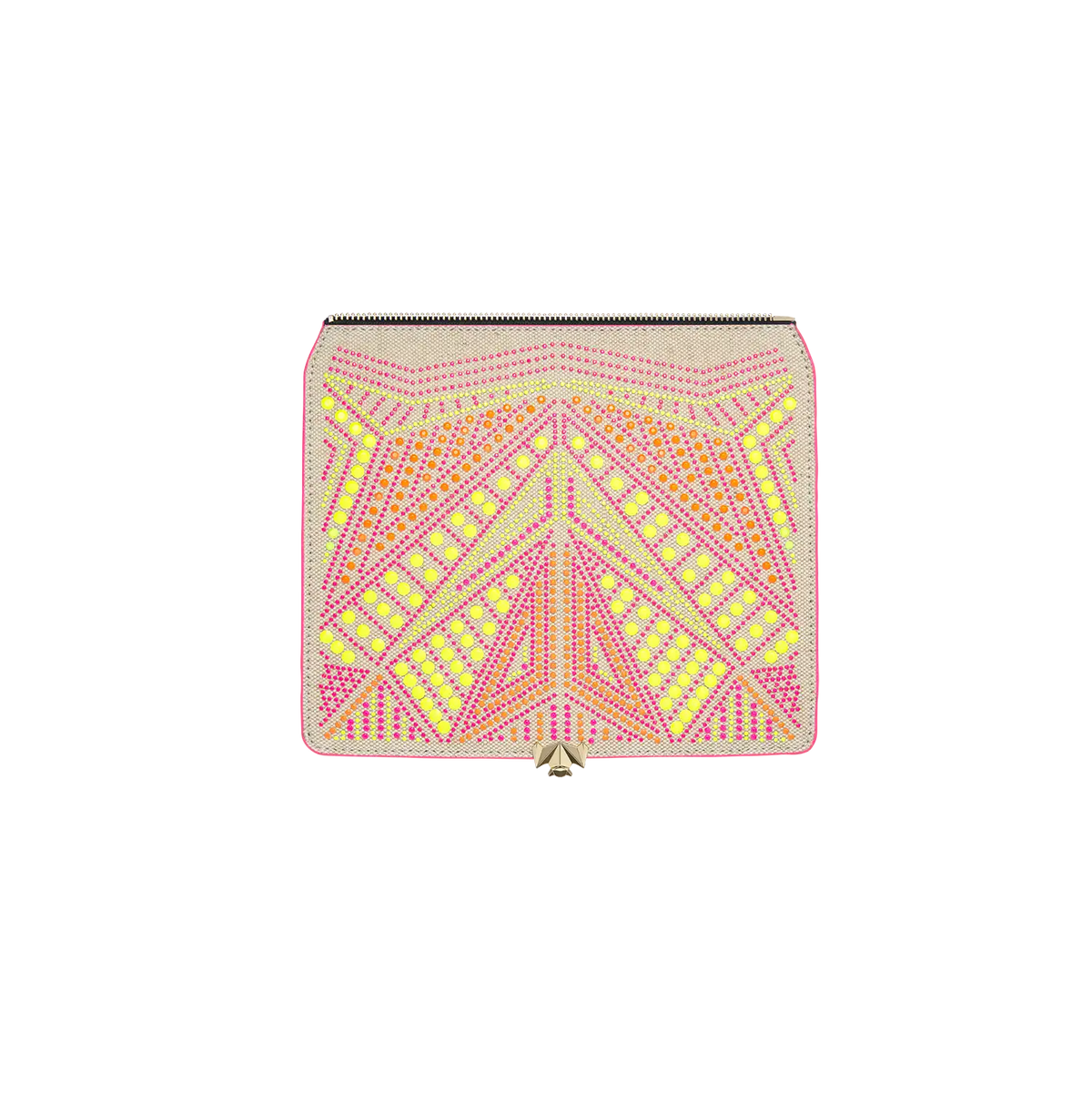 Wechselklappe - Neonmania - creme-bunt