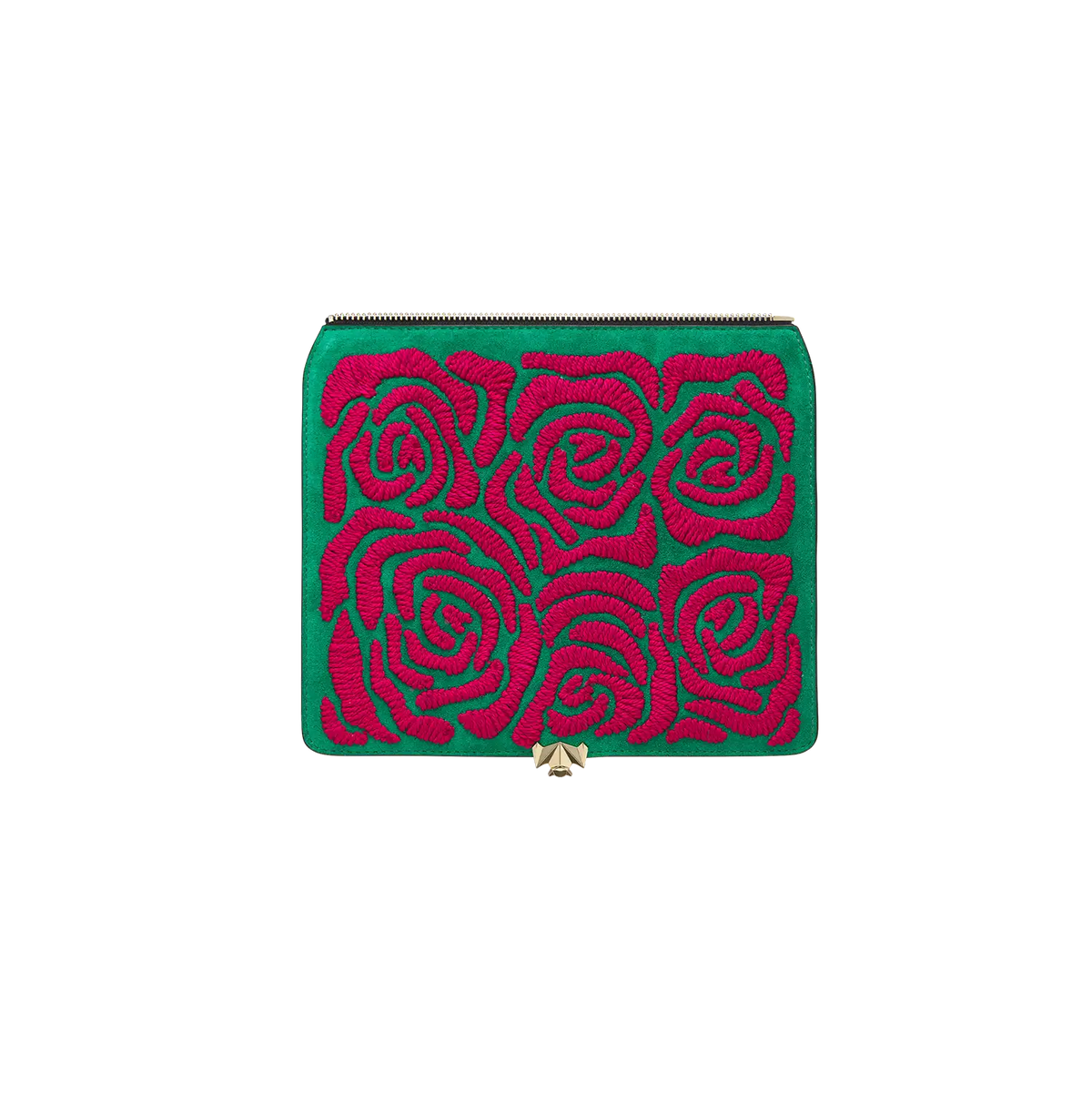 Wechselklappe - Pink Bouquett - grün-pink