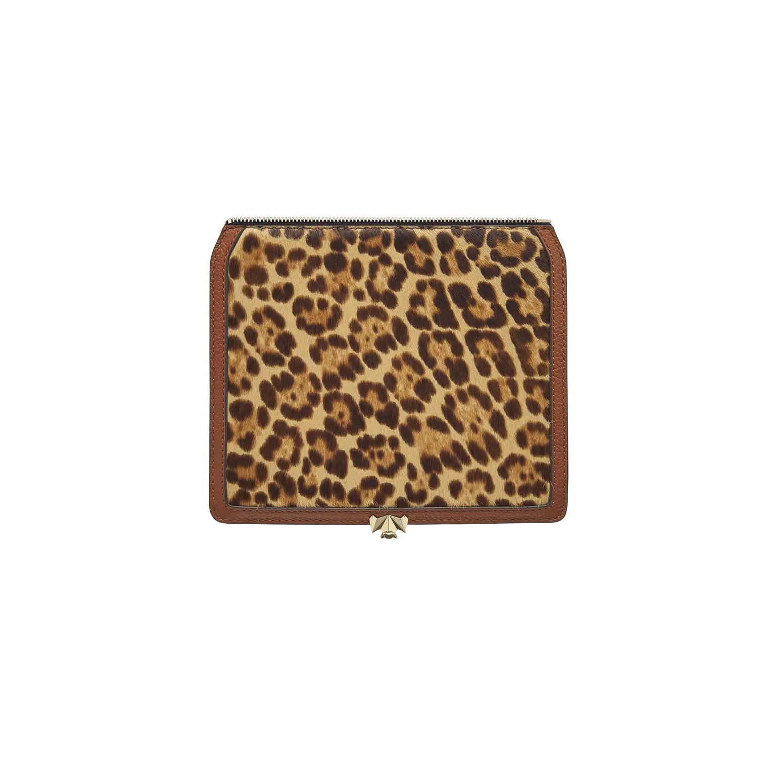 Wechselklappe - Soft Leopard - cognac