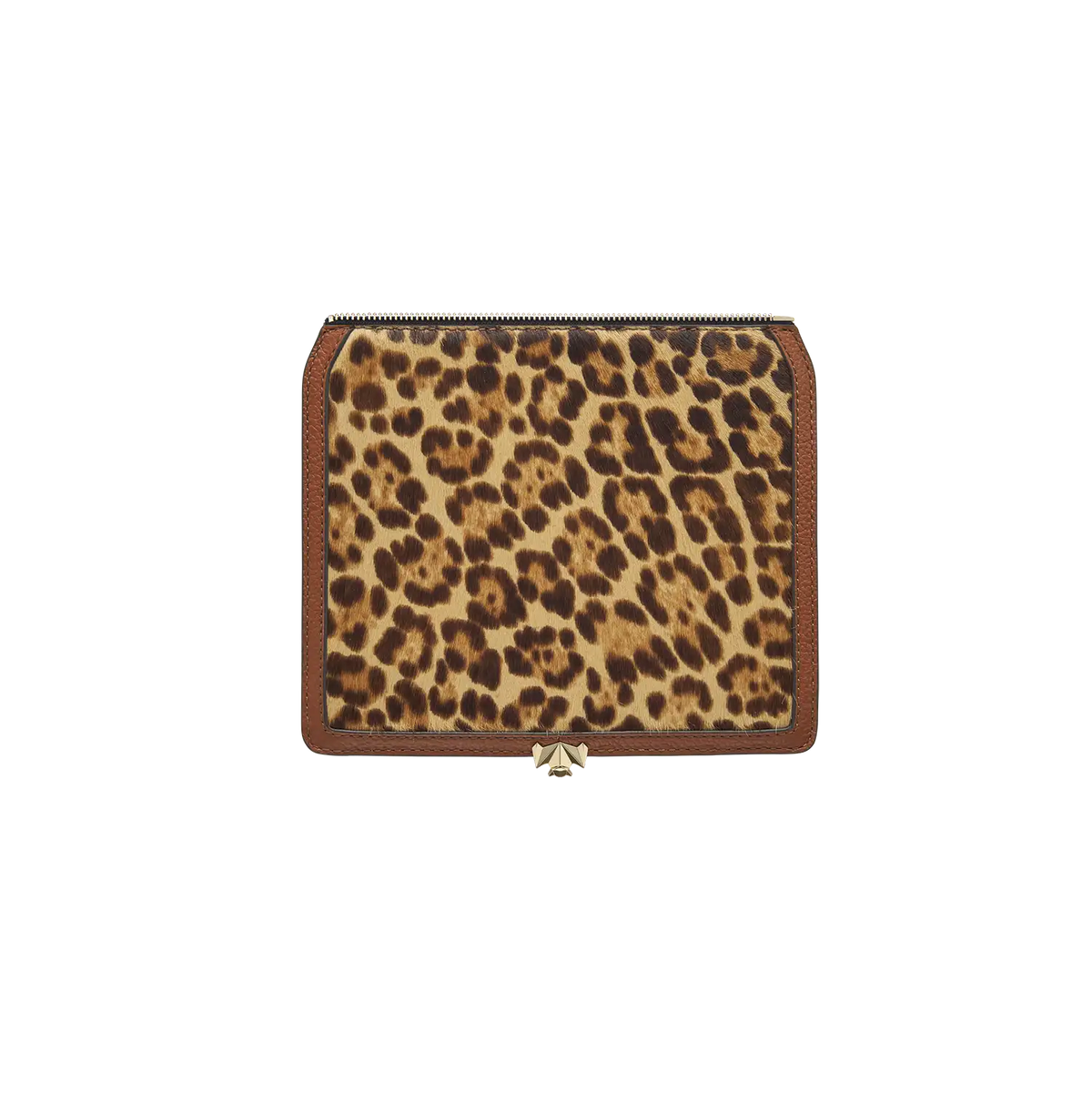 Wechselklappe - Soft Leopard - cognac