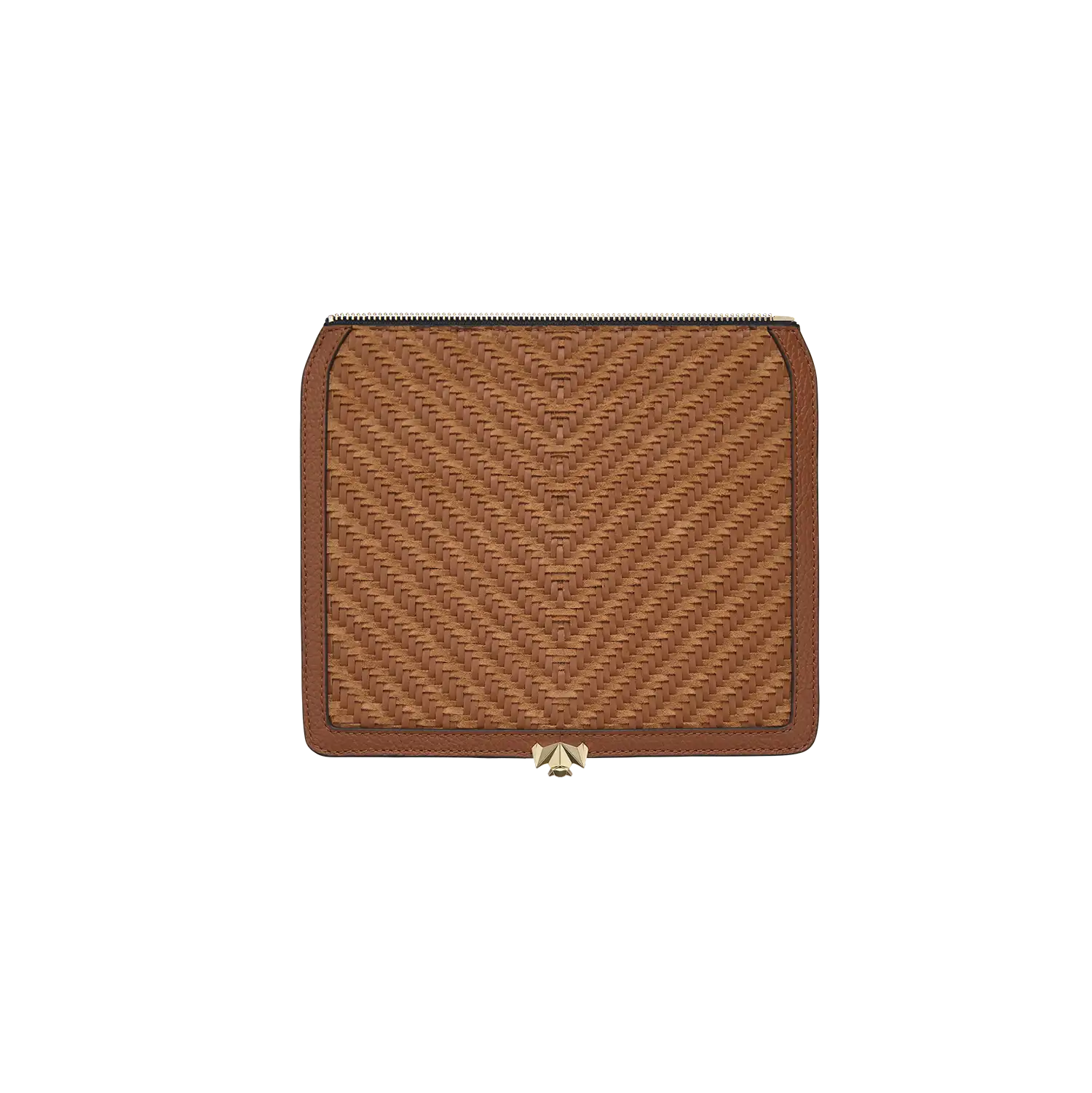 Wechselklappe - Sandy Weave - cognac