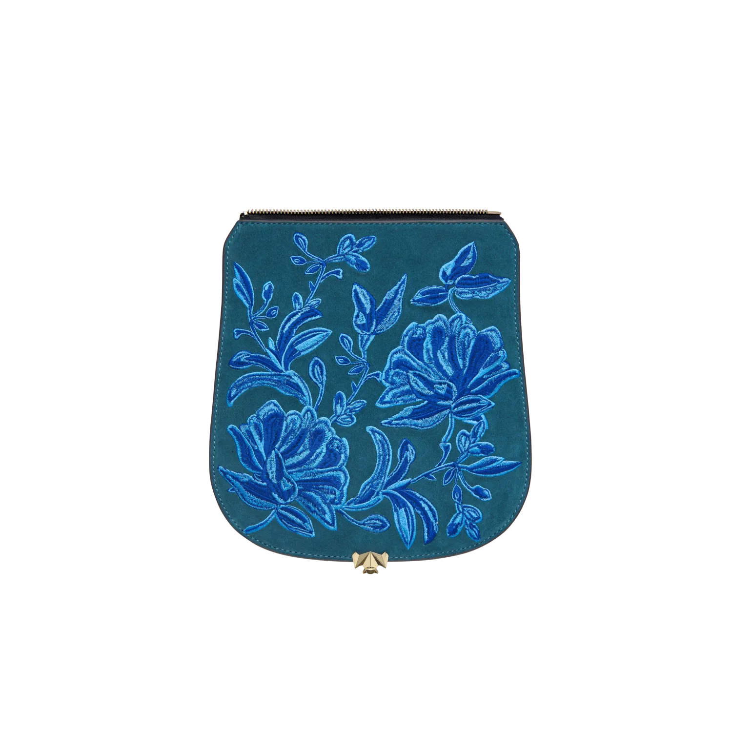 Wechselklappe - Fleur D'Azoul - petrol-blau