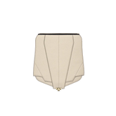 Wechselklappe - Light Solitair - creme