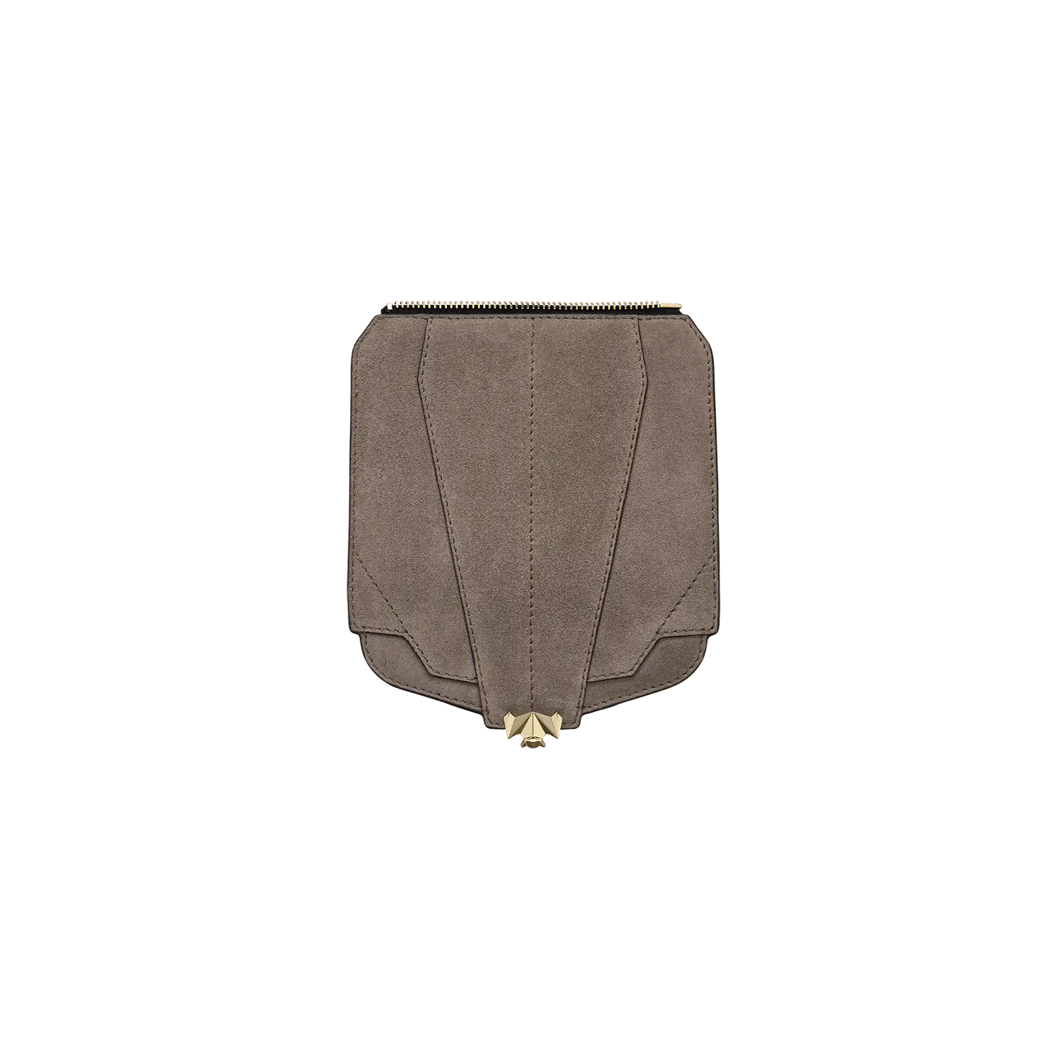 Wechselklappe - Mini Milky Solitair - taupe