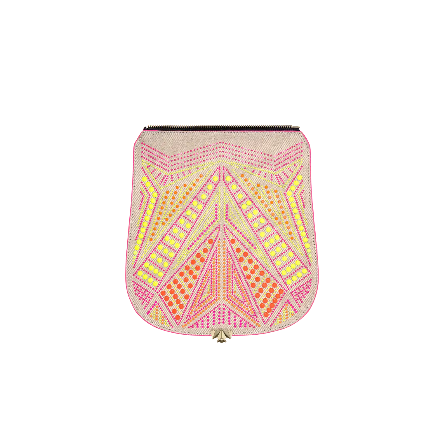 Wechselklappe - Neon Vibes - creme-bunt