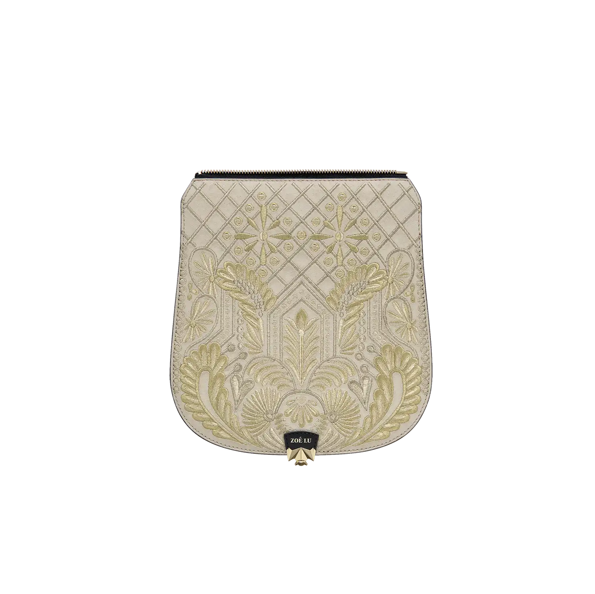 Wechselklappe - Nilay - creme-gold