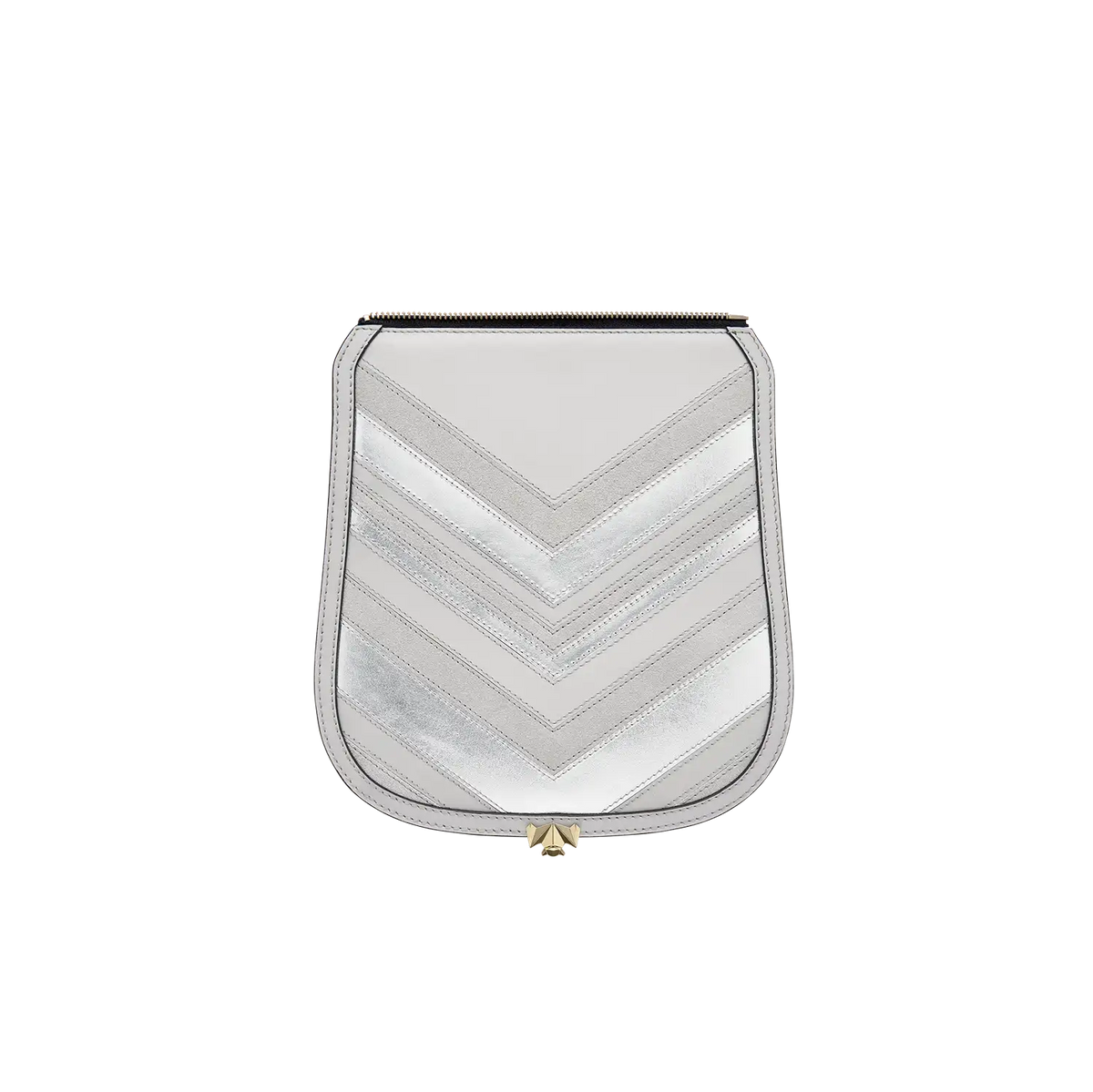 Wechselklappe - Silver Linings - silber-grau