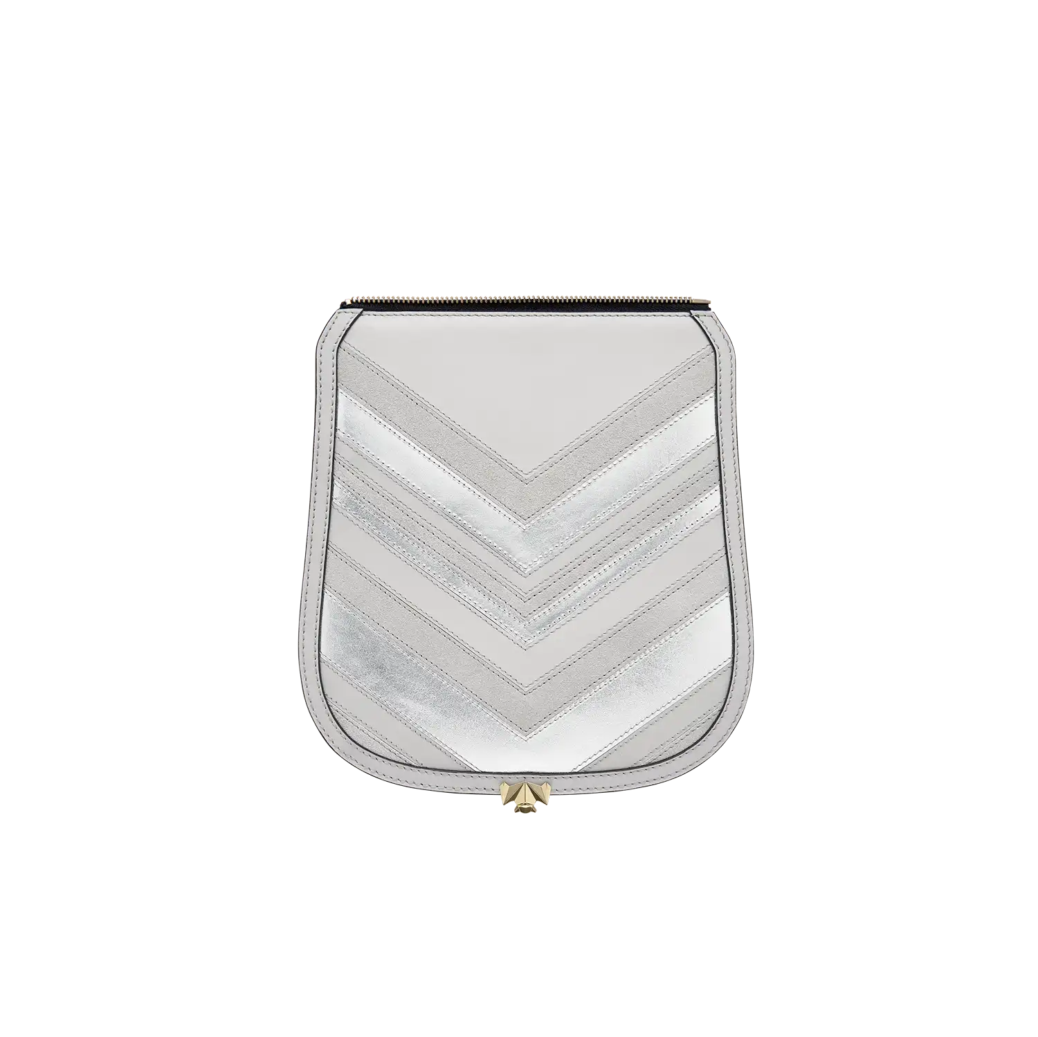 Wechselklappe - Silver Linings - silber-grau