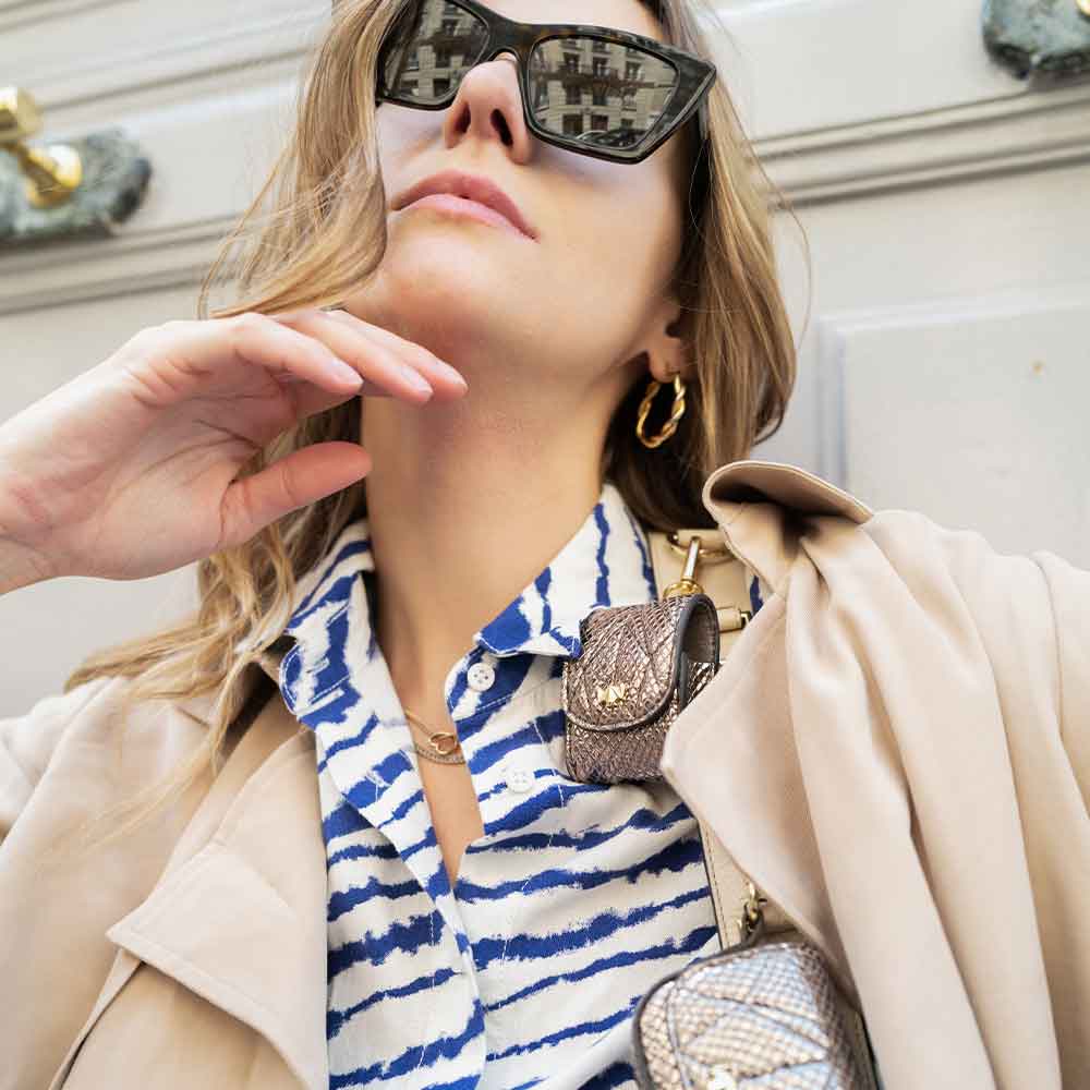 Airpods Bag - Keep it Funky - bronze