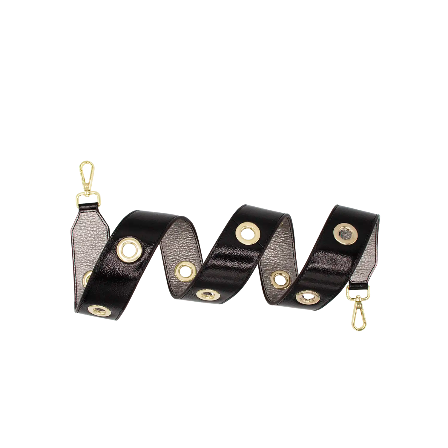 Schulterriemen - Take a Long Turn - schwarz-silber