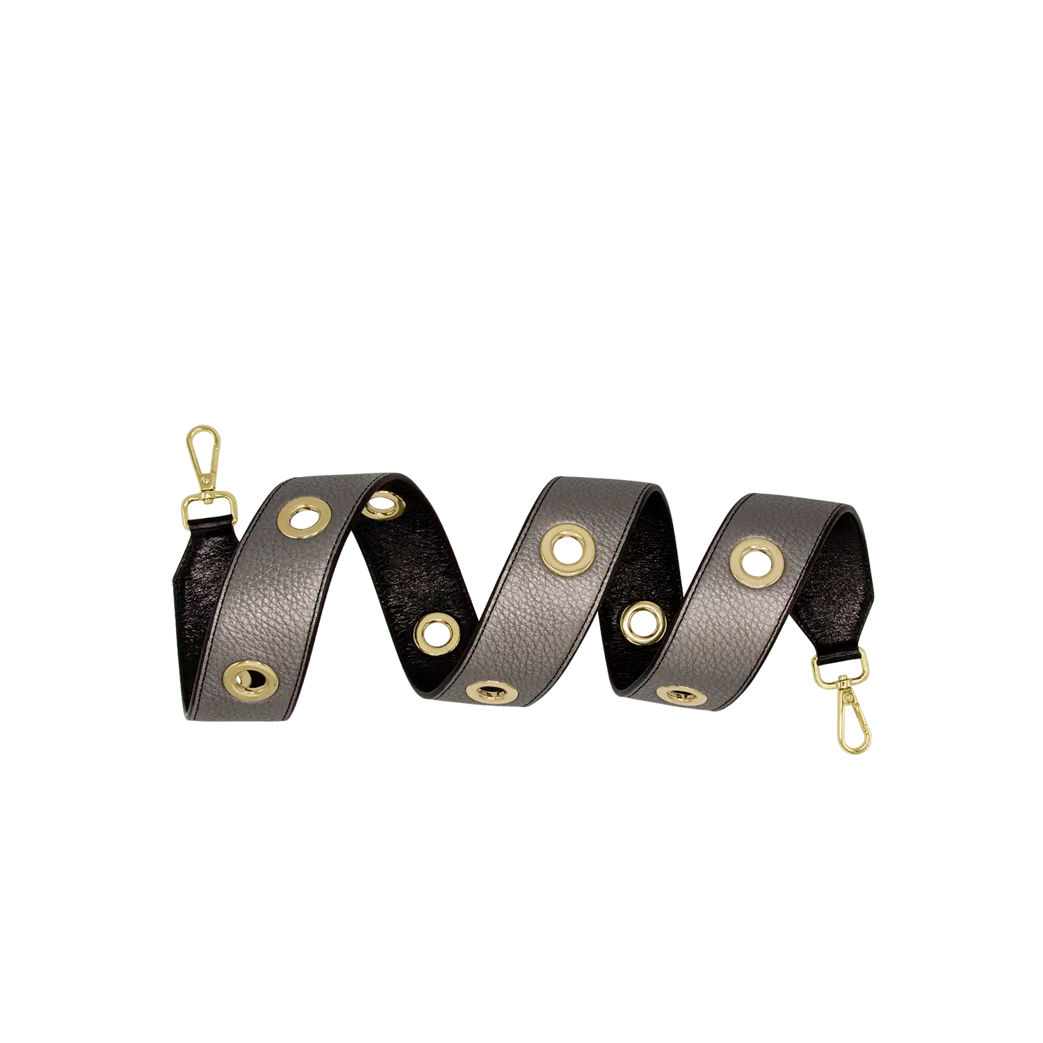 Schulterriemen - Take a Long Turn - schwarz-silber