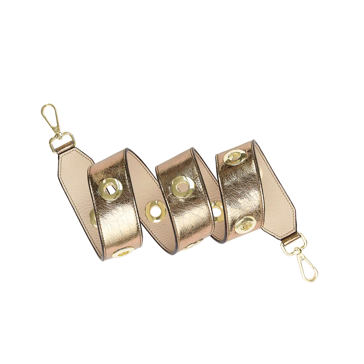 Schulterriemen - Take a Long Turn - gold-creme