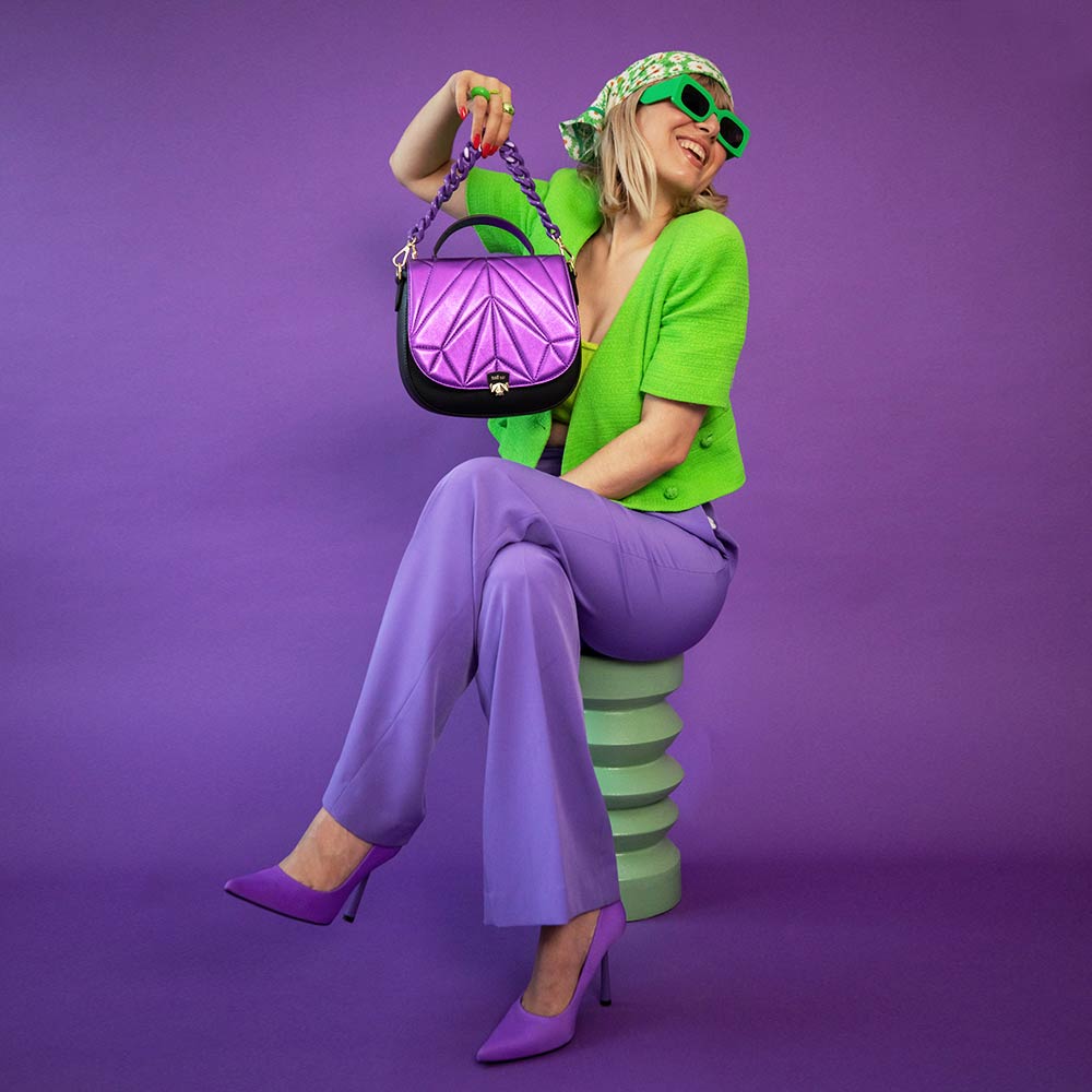 Wechselklappe - Kinda Hypnotised - lila-metallic