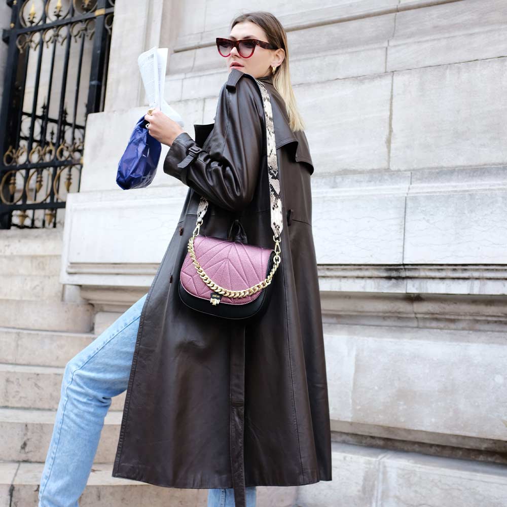 Schulterriemen - Black Turn Over - schwarz-snake