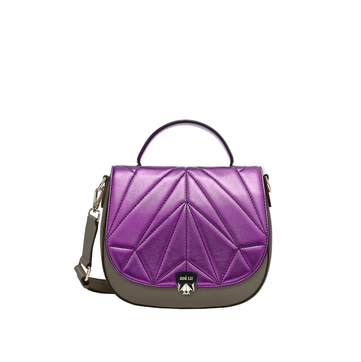 Wechselklappe - Kinda Hypnotised - lila-metallic