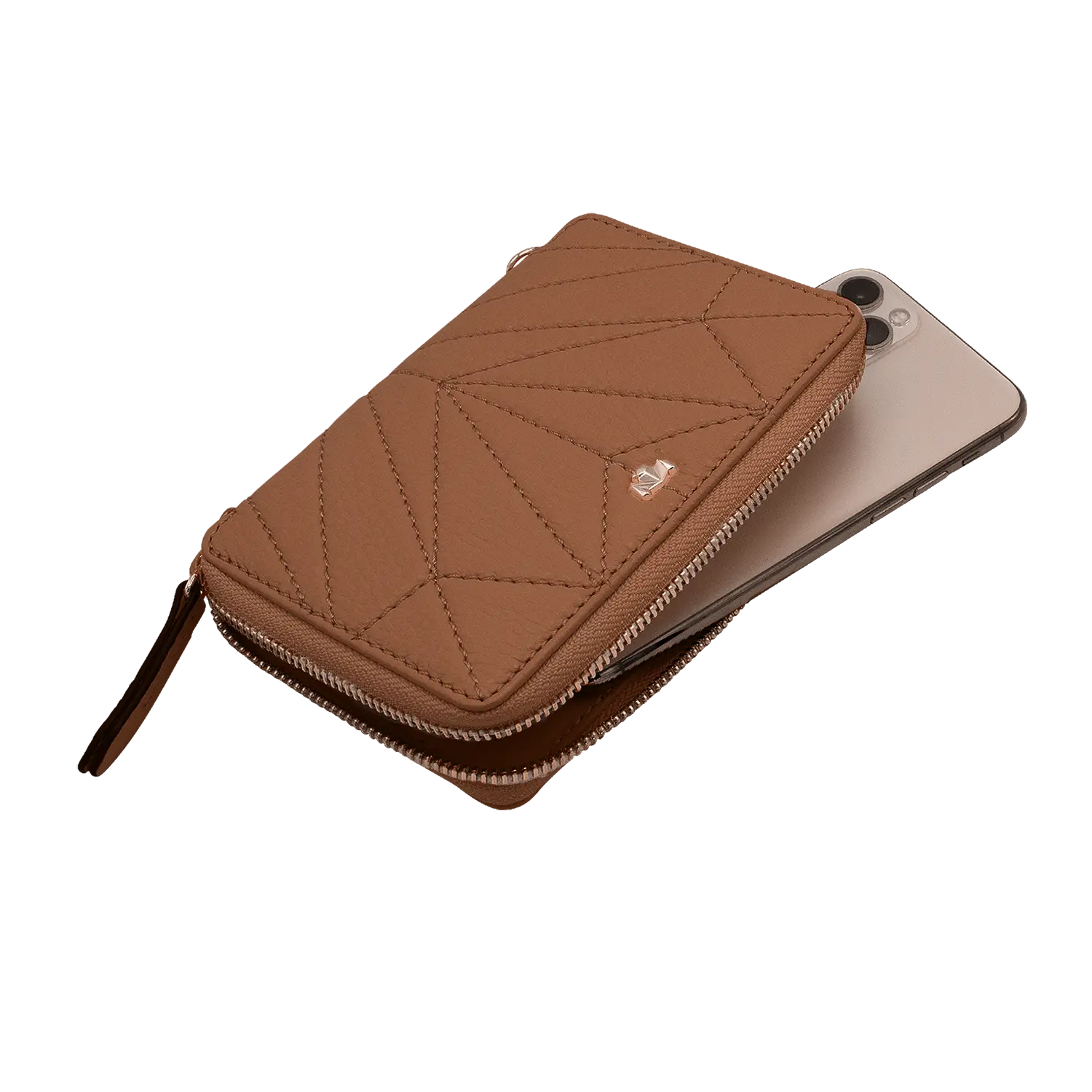 Geldbörse - One For The Money - cognac