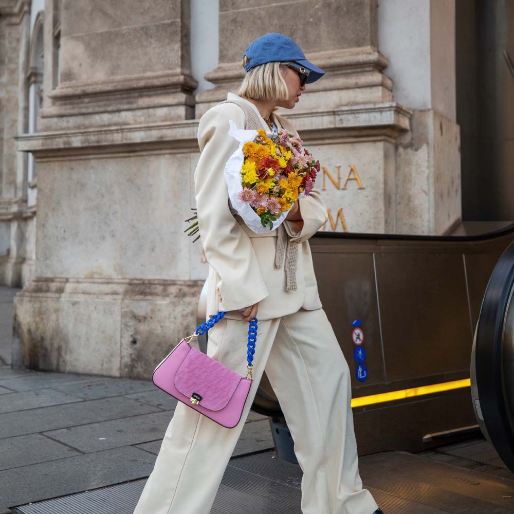 Wechselklappe - Mini Mono Guava - rosa