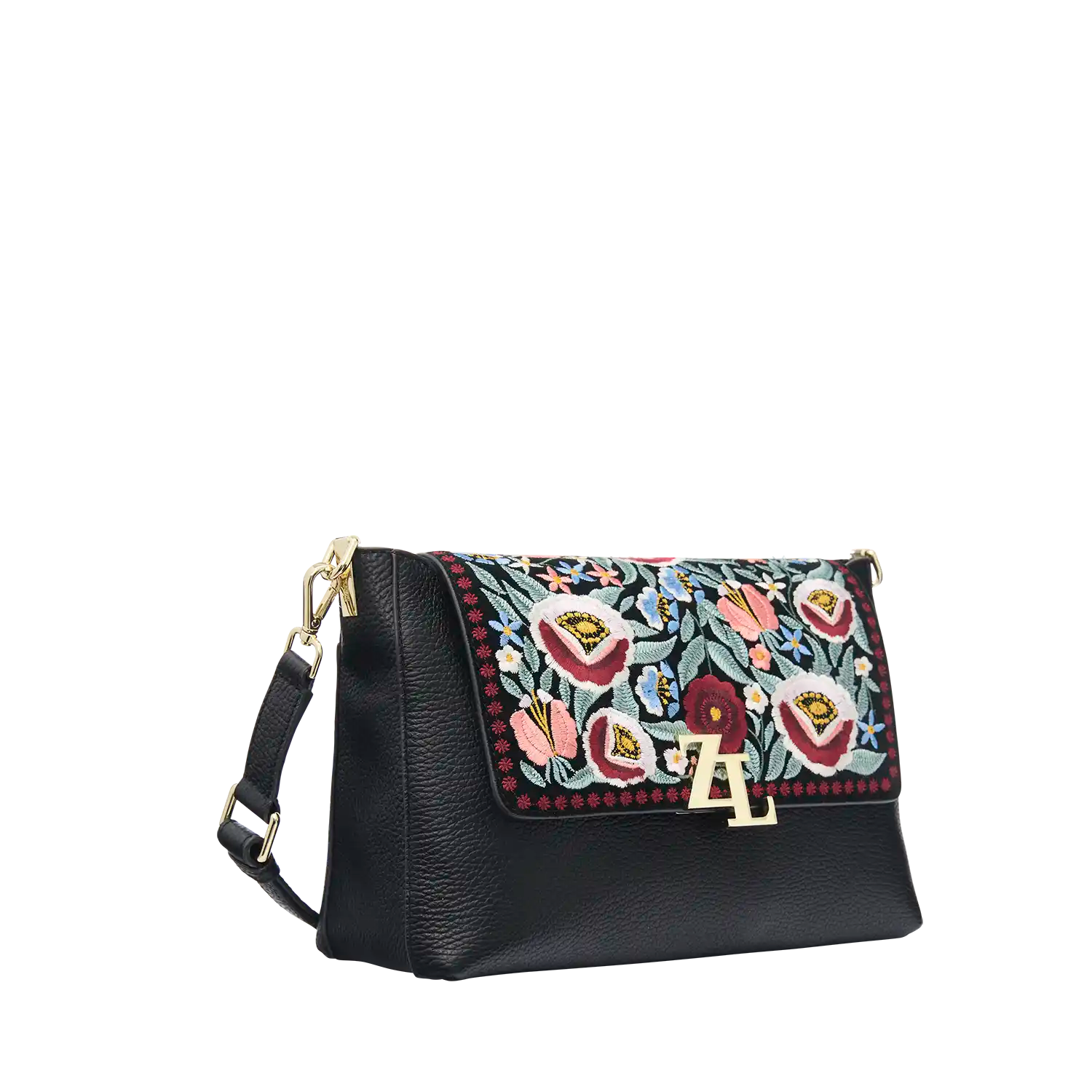 Wechselklappe - Romance Issue- schwarz-bunt