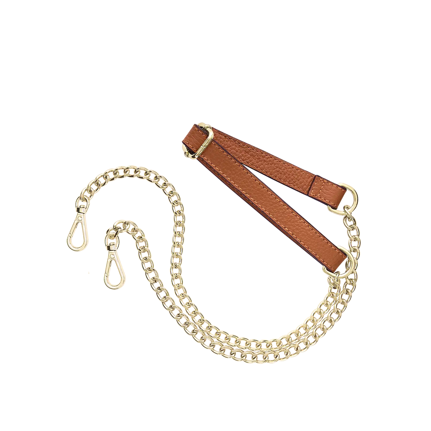Kettenriemen - Chain Gang - cognac/gold